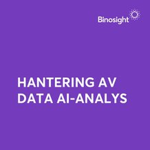 Framsida-Hantering av data AI-analys