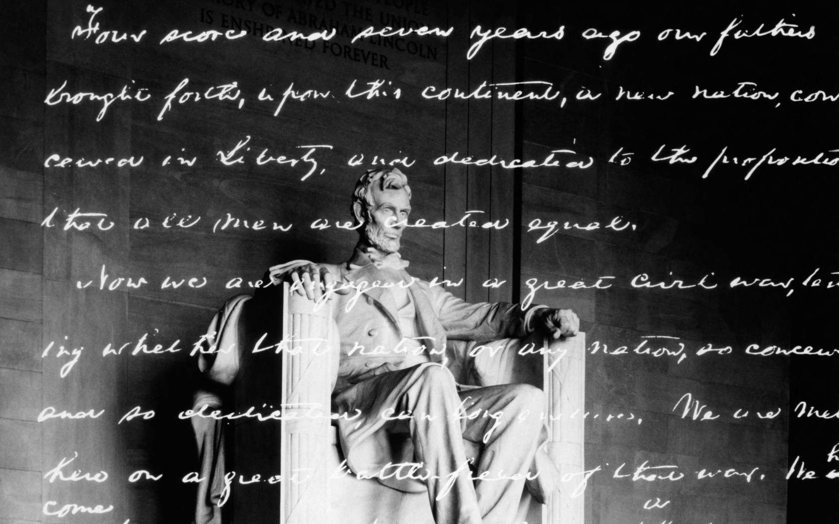 The text of the Gettysburg Address.