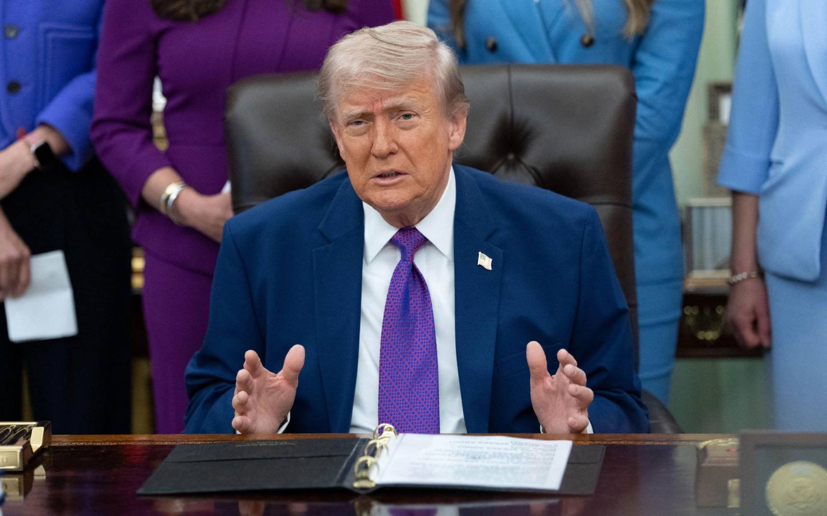 President Donald Trump in the Oval Office on 11th May 2026.