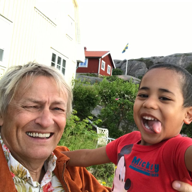 Konstnären Lars Lerin skrev sin första barnbok om sonen Rafael