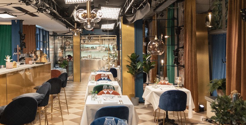 Den fiktiva restaurangen på Waxholms Hotell.  Foto: Karolina Wessman