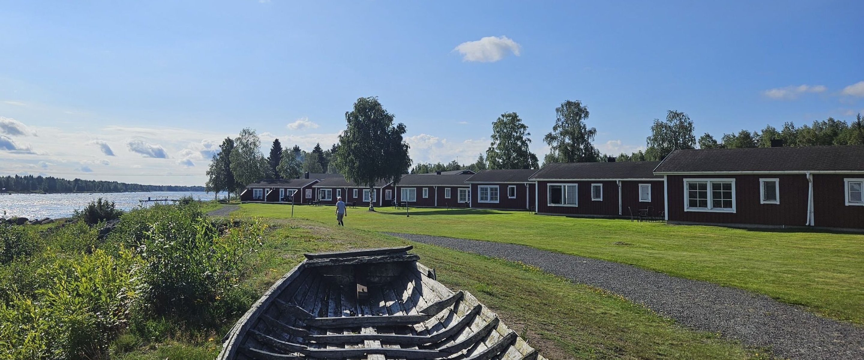 Kukkolaforsen stugor vid Torneälven
