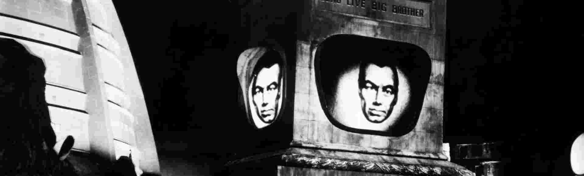 Still from a film version of George Orwell's 1984.