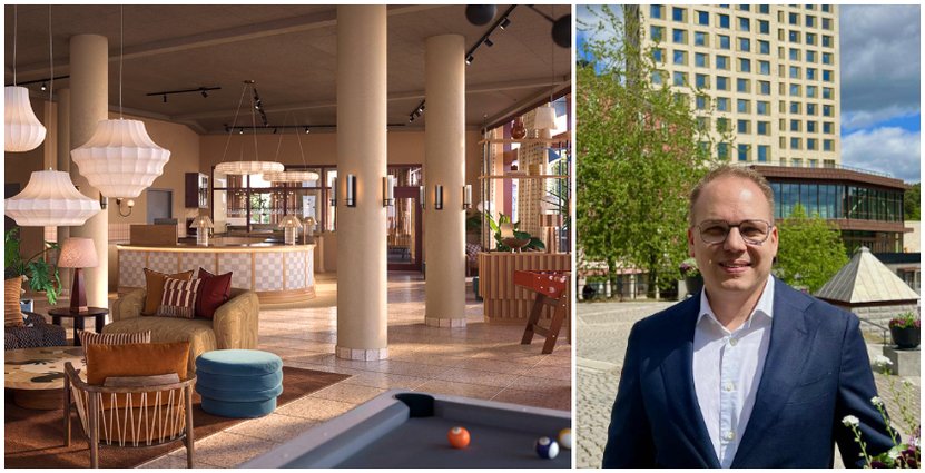 Jonas Karlsson, vd för The Dock Urban Hotel & Spa.