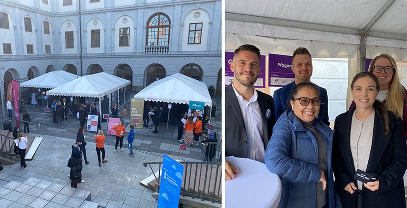 Ett rekryteringsevent hölls den 14 september för att motverka personalbrist. Stureplansgruppen var en av aktörerna som medverkade. Foto: Henny Pedersen