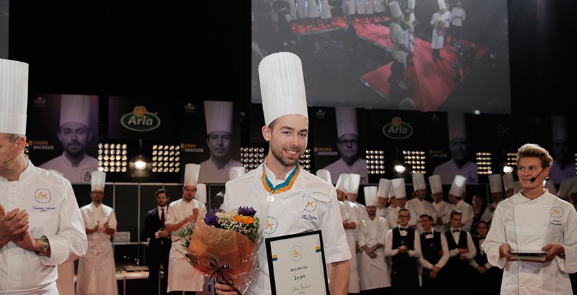 Silvermedalj fick Johan Backéus, som till vardags jobbar på Aveqia. 