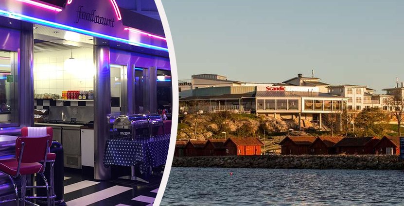 Joe´s Diner är en restaurangkedja, där alla tre ställen ligger<br />
 nära den norska gränsen. Foto: Scandic/Joes Diner
