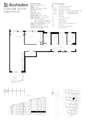 PlanlösningHoppets Gränd 26 A