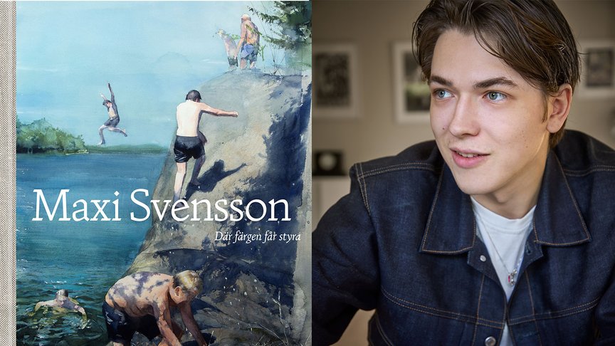 Akvarellkonstnären Maxi Svensson debuterar med personlig konstbok