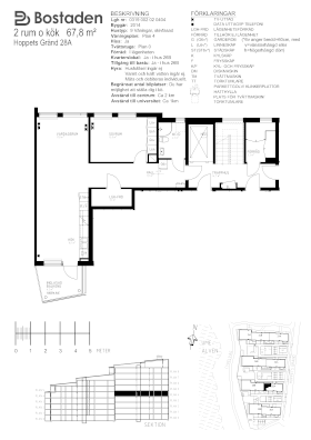 PlanlösningHoppets Gränd 28 A