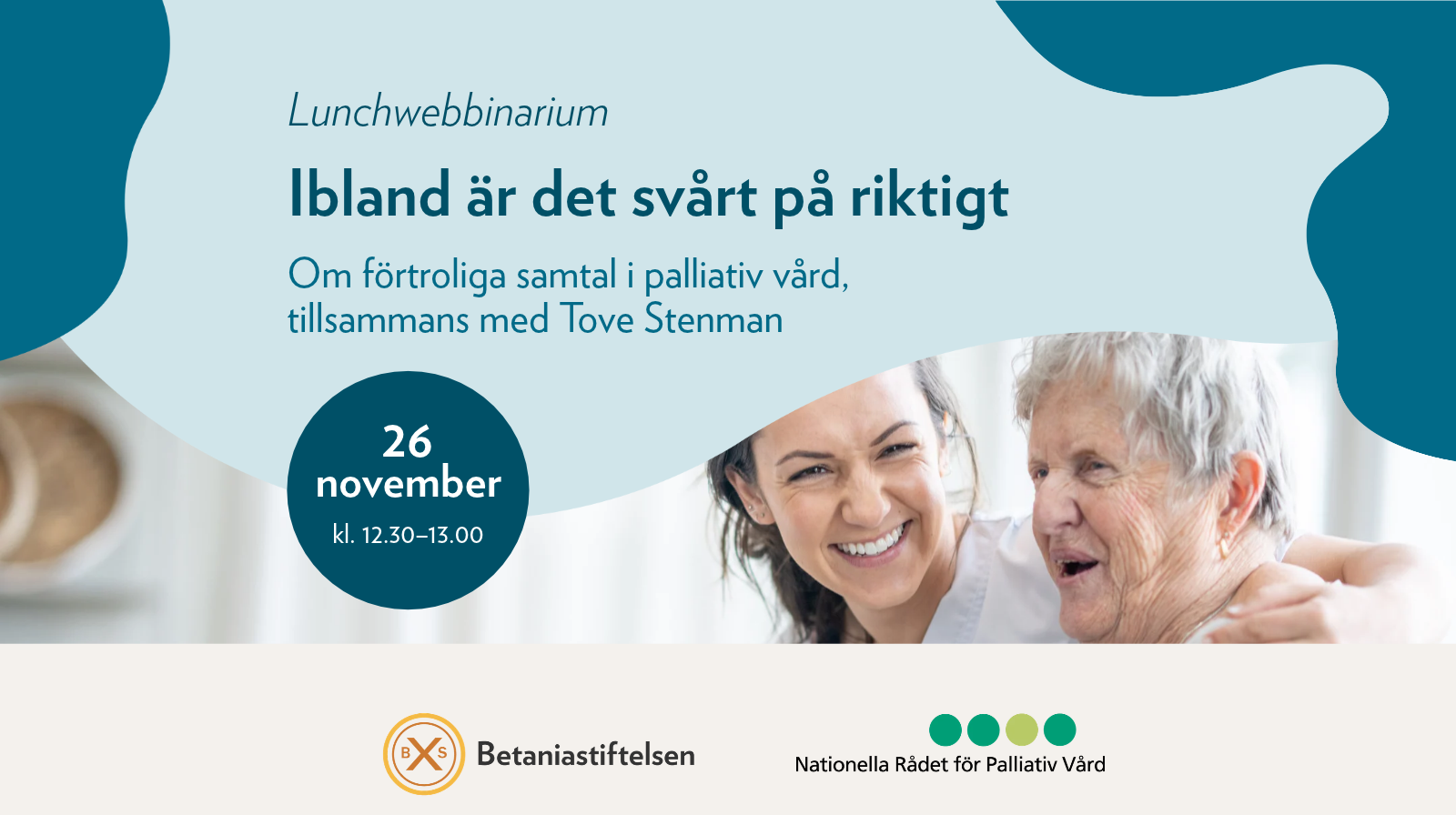 Ibland är det svårt på riktigt – om förtroliga samtal i palliativ vård