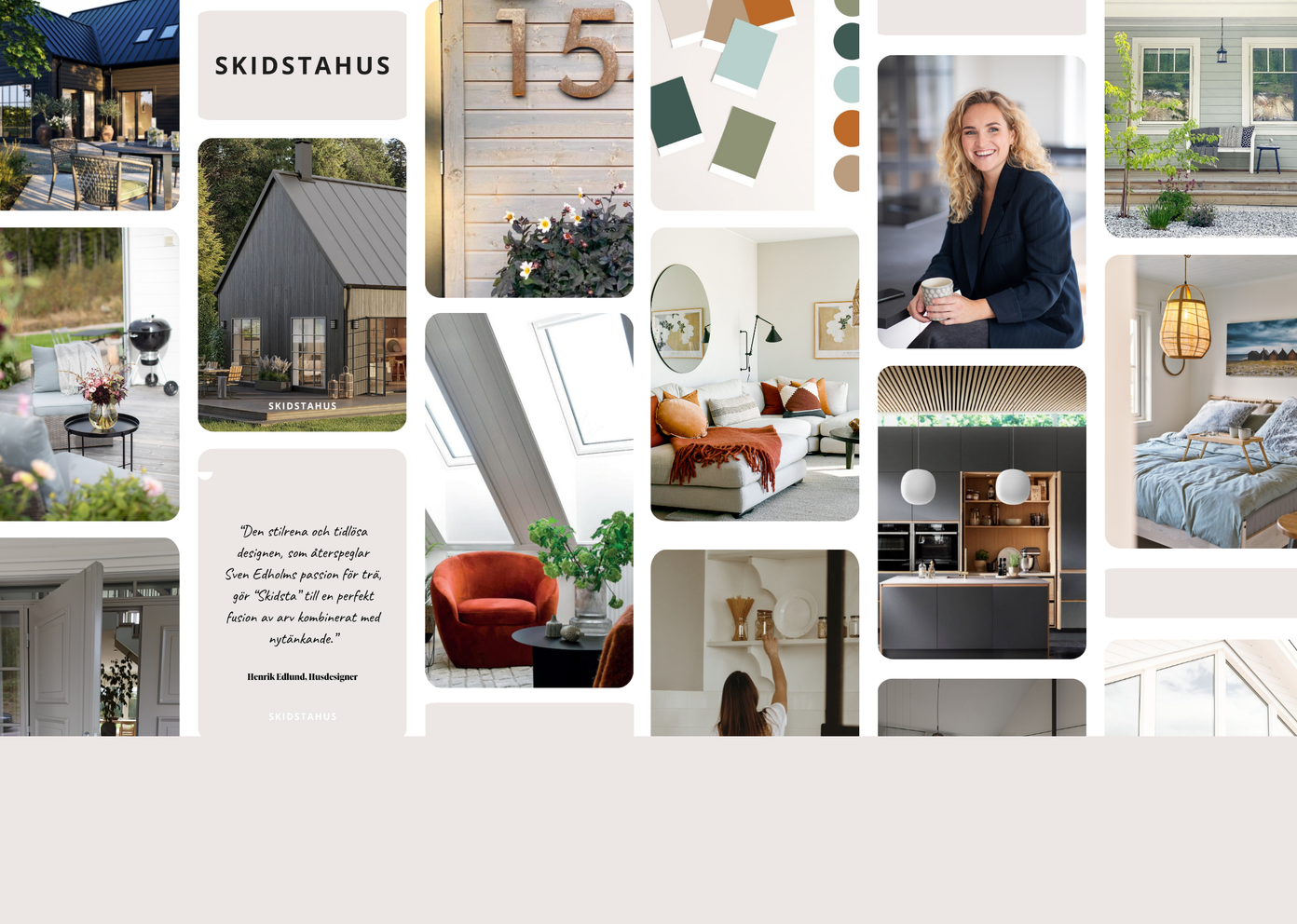 Inspiration och hemma-hos-reportage från de som byggt hus med oss på Skidstahus