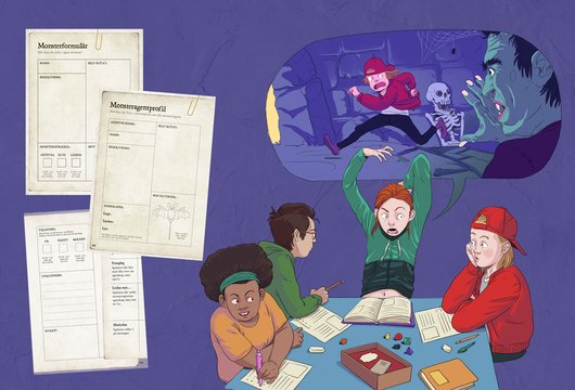 Nelly Rapps rollspelsbok f&ouml;r monsteragenter: Formul&auml;r och mallar