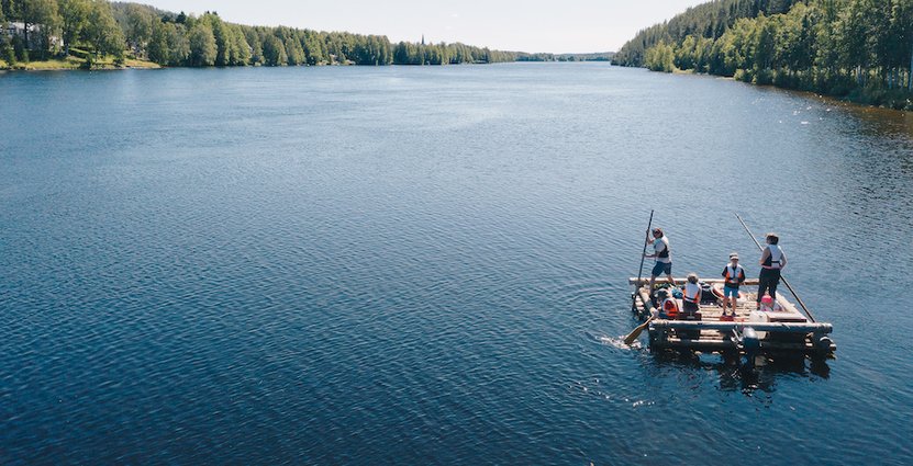 Granö Beckasin, som ligger vid Umeälven, bygger på ekologisk naturturism. Foto: Bea Holmberg