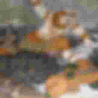 Thai mural in the temple of the Emerald Buddha, Bangkok.