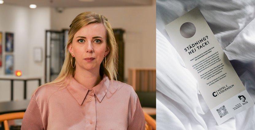 Frida Larsson, Hotel Manager på Hotel C Stockholm. Foto: Pressbild