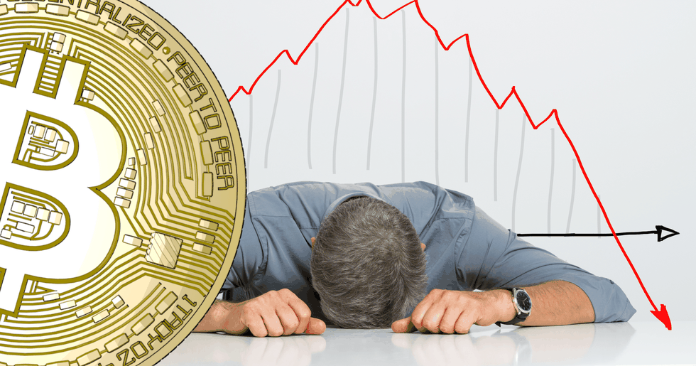 Bitcoinpriset föll till 6 178 dollar i en 