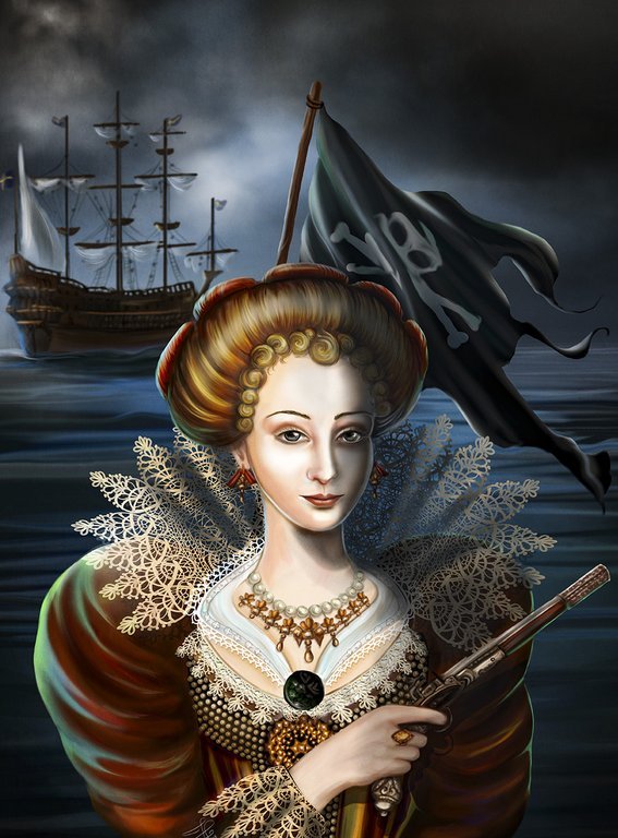 Cecilia Vasa. Illustration av Josephine Lawrence