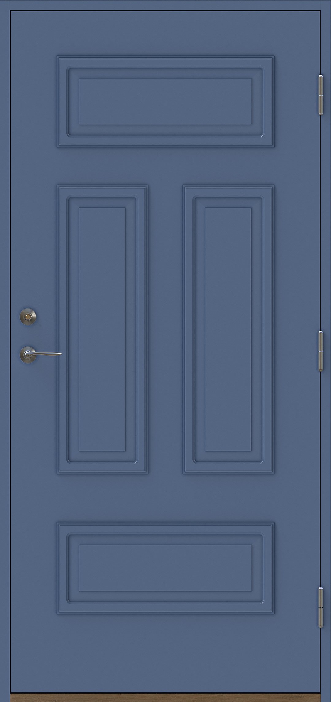 Norrsken dekor utan glas Blå