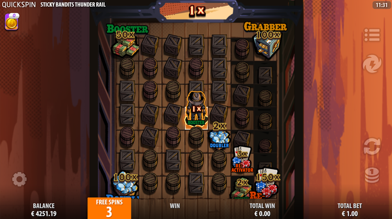 Sticky Bandits Thunder Rail — screenshot 2