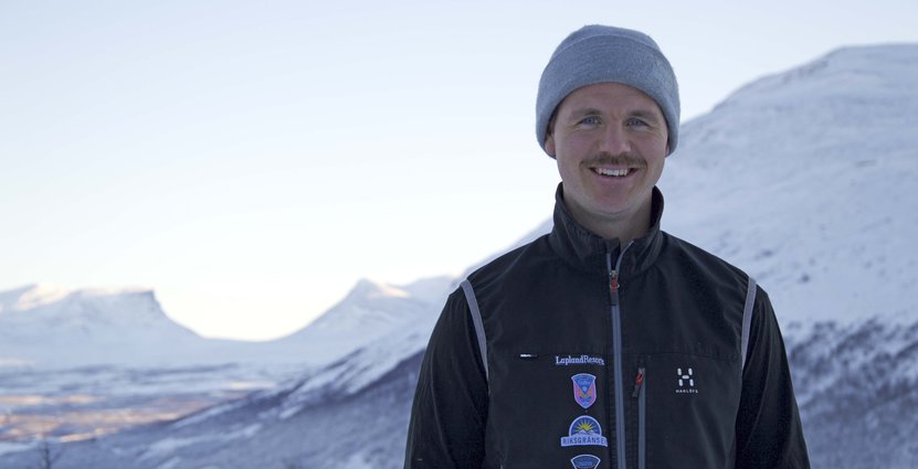 Per Jonsson, marknadschef på Lapland Resorts, ser fram emot den nya tv-serien Andra åket. Foto: Lapland Resorts