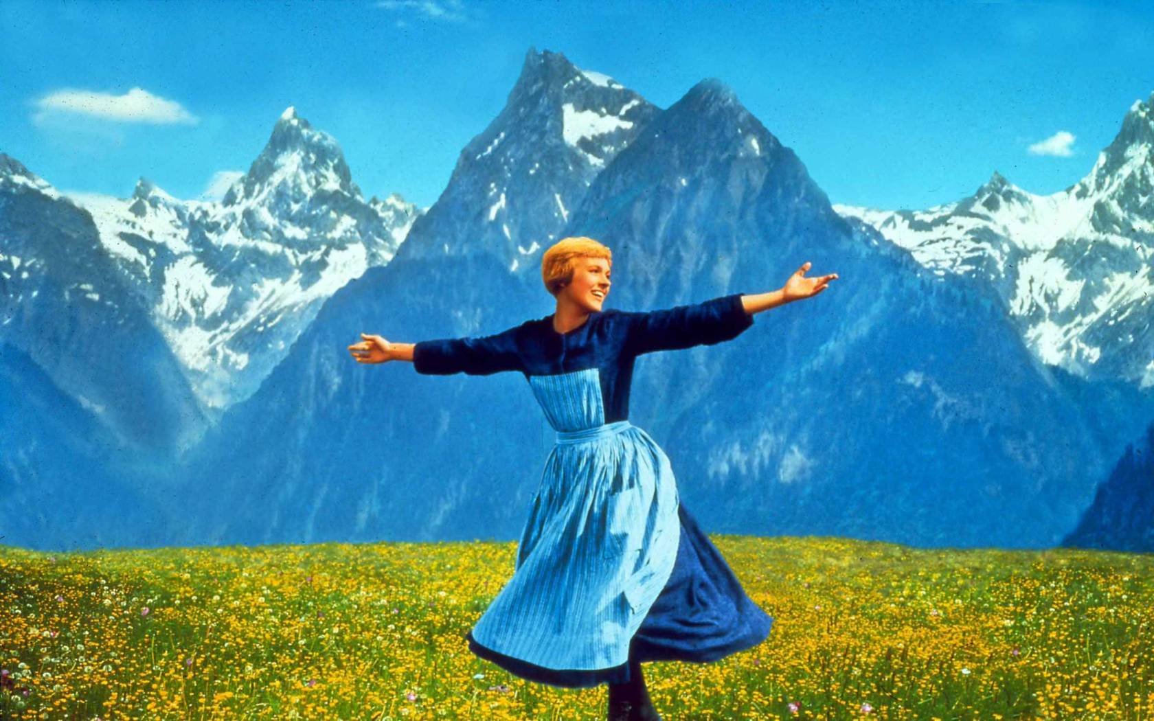 Julie Andrews in The Sound of Music (1965).