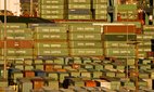 Shipping Containers at the Los Angeles Harbor.
