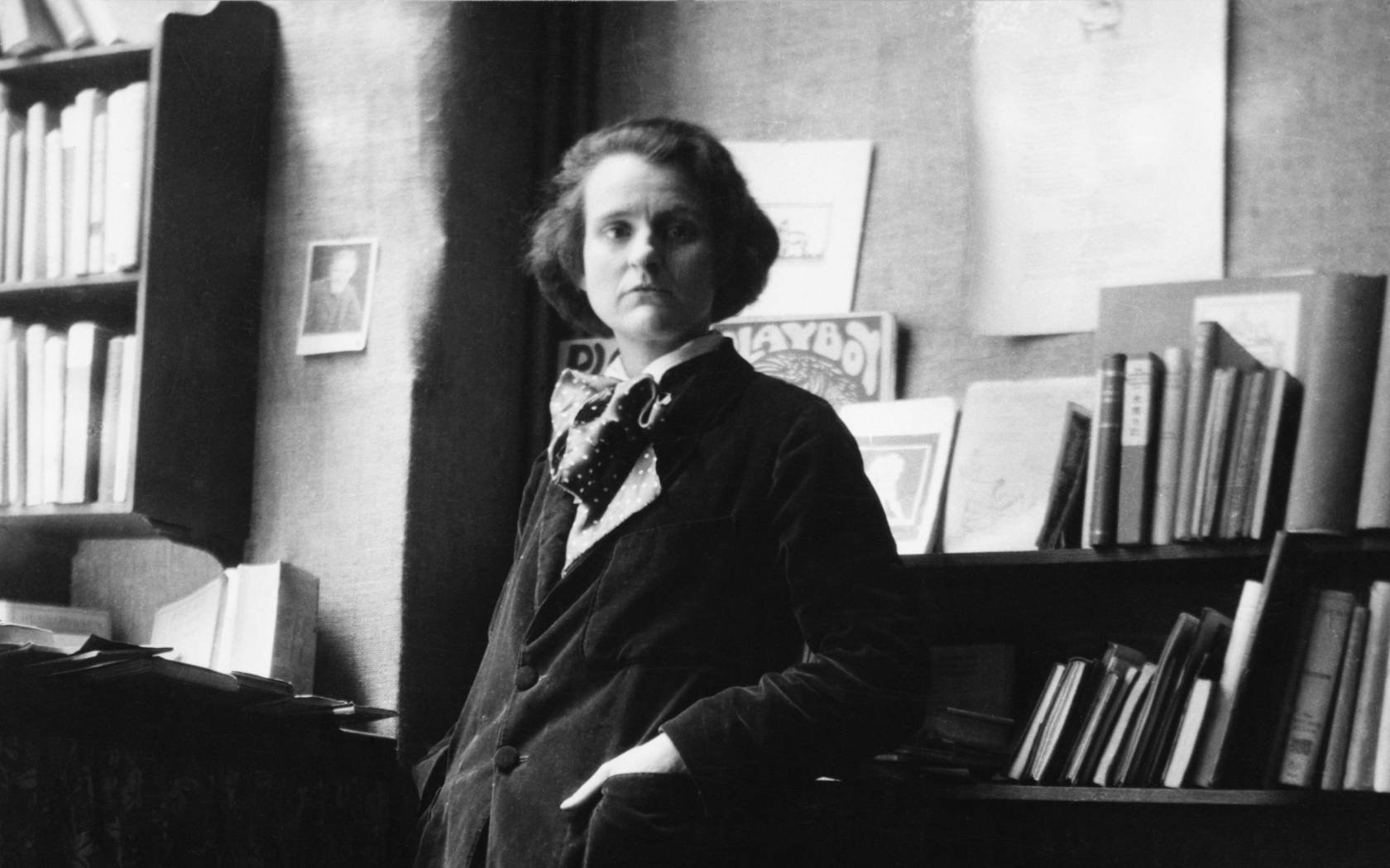 A photograph of Sylvia Beach.