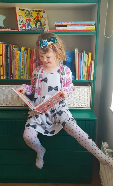 Kajjans dotter Betty, 4 år.