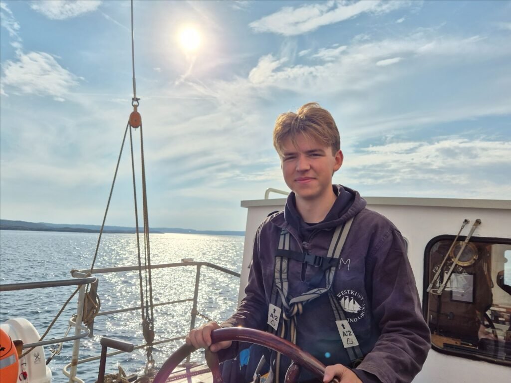 skutsegling Liam Bojnert. Foto Annica Gustafsson