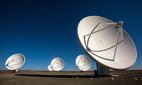 Satellite dishes in South Africa.