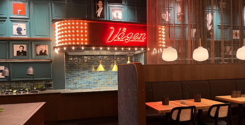 Nöjespalatset Vågen har fått en given plats längst ner i hotellet.   Foto: Klara Ledin Höglund