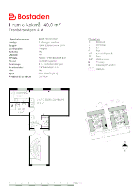 PlanlösningTranbärsvägen 4 A