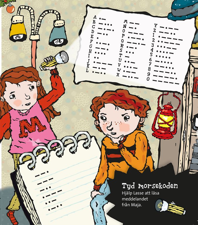 Distrahera barnen med ett LasseMaja-mysterium direkt i mobilen