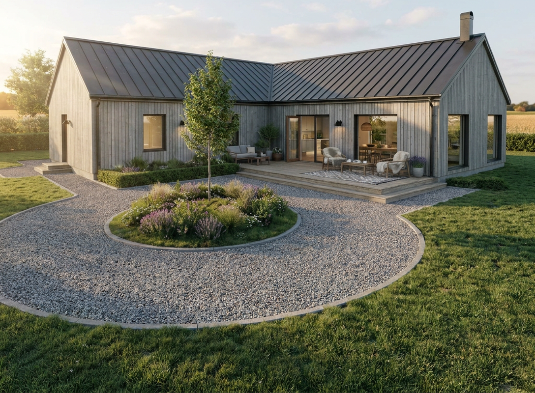 Villa Gavik Ladhus i vinkel SKIDSTAHUS