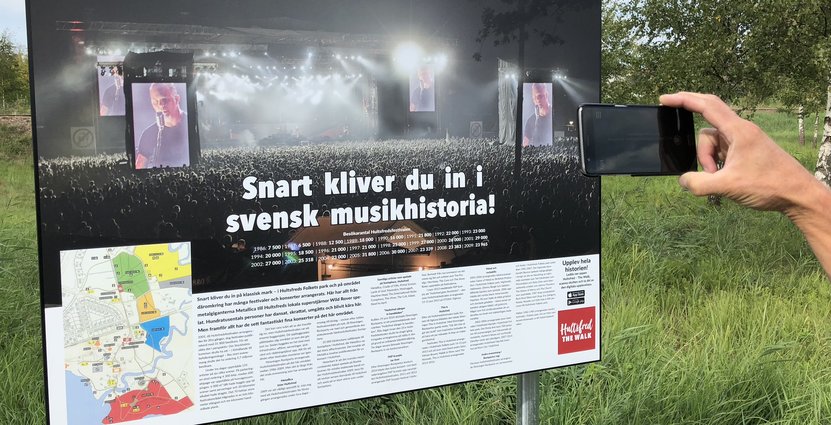Hultsfredsfestivalen får nytt liv med  appen och promenaden 