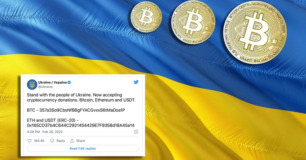 Så kan du stödja Ukraina – med donationer i kryptovaluta