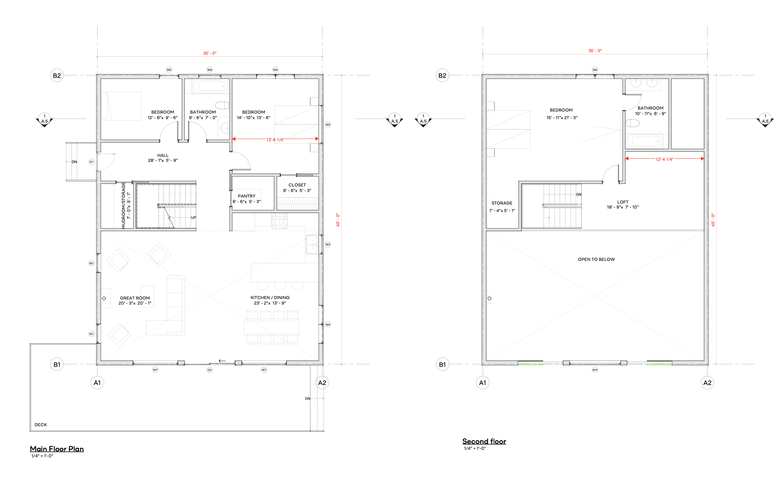 Main floor plan