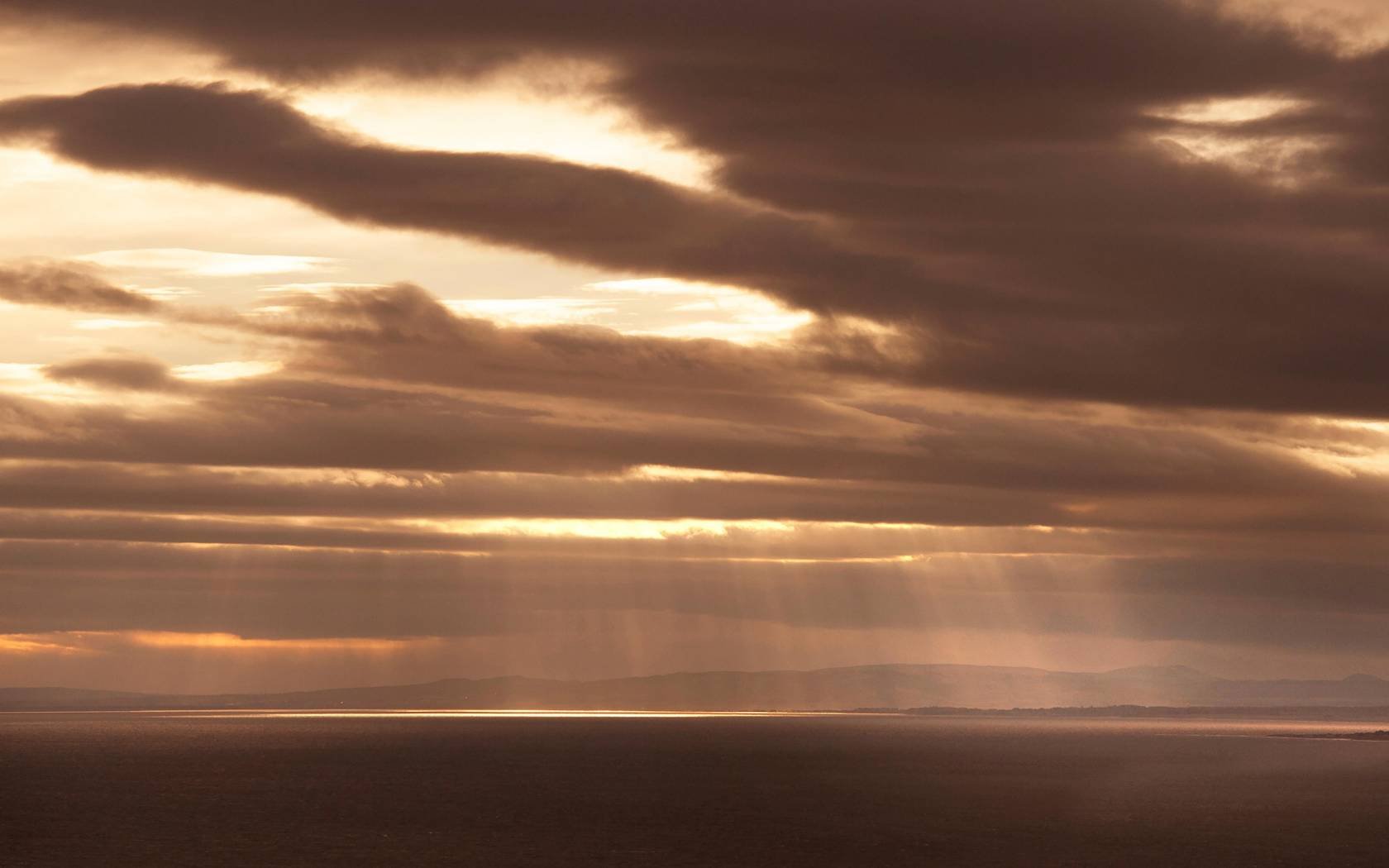 The Moray Firth at sunset.
