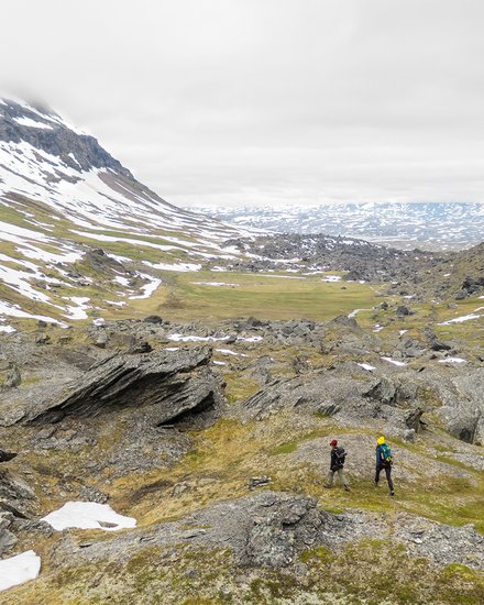 Kärkevagge - valley of stones by Troll Lake