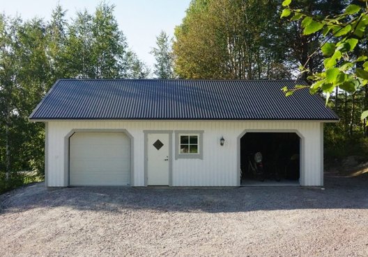 Unique barn style carport and garage