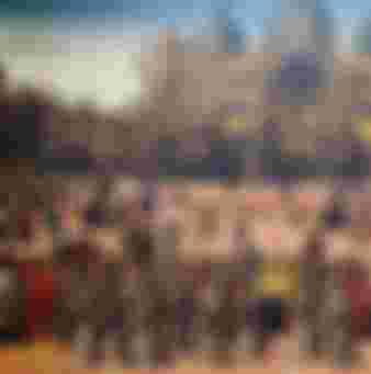 Procession in Piazza San Marco by Gentile Bellini, 1496.