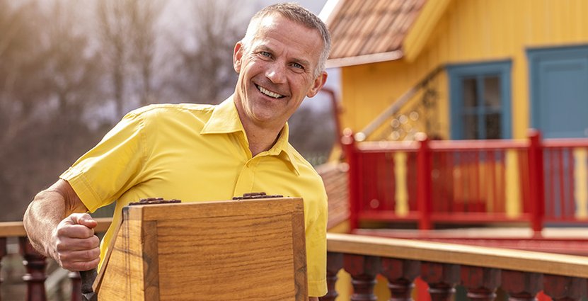 Vd Joacim Johansson räknar med att Astrid Lindgrens Värld går plus minus noll. Foto: Magnus Römbo