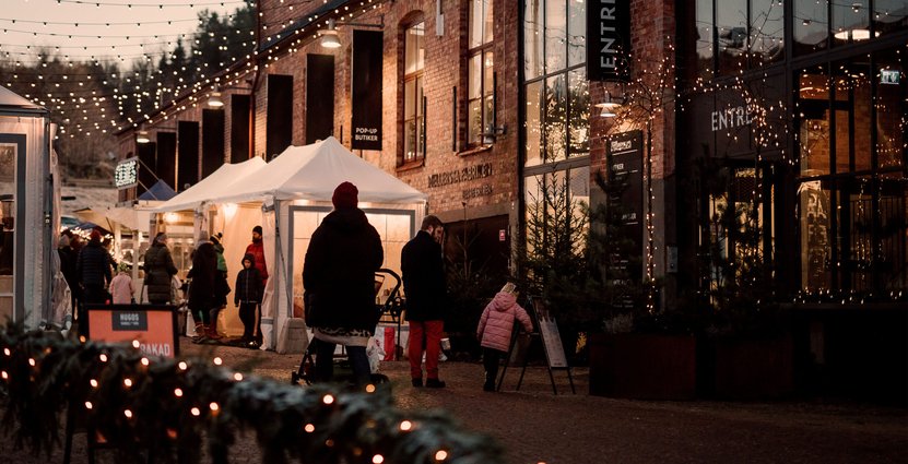 Nääs Fabriker i Tollered utanför Göteborg anordnar julmarknad under två helger istället för en i år. Foto: Countryside Hotels