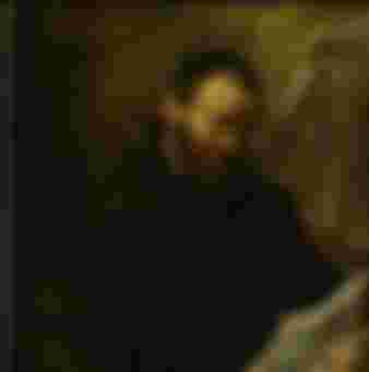 A 17th century painting of Saint Augustine and Saint Monica.