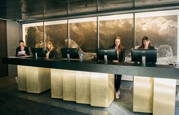 Redo för incheckning i hotellkvarteret Urban Escape