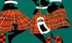 Poster advertising travel to Scotland.