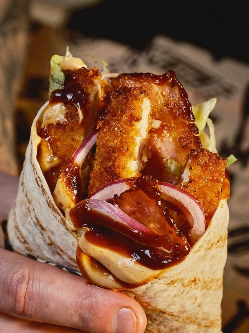 Chicken Texas Bacon & BBQ wrap