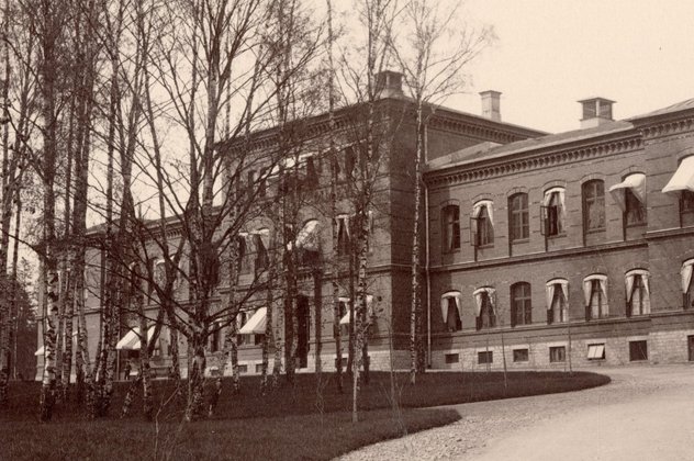 Sophiahemmet, exteriör, 1895.