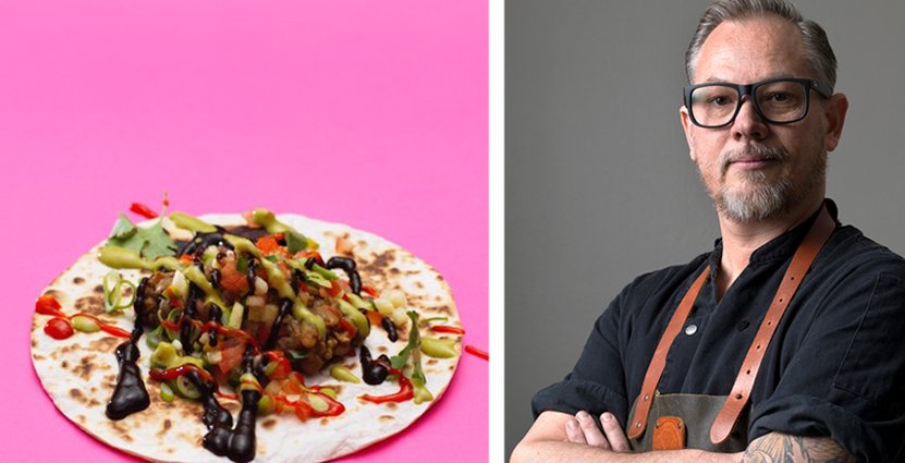 Kocken Sebastian Schauermann har startat veganska fastfoodkejdan Taku-Taku. 